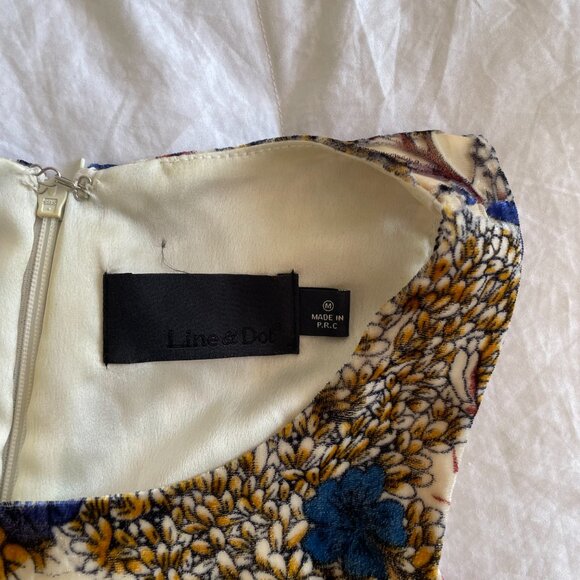 Line & Dot Belle Halter Maxi Dress (sz M) - Picture 7 of 8